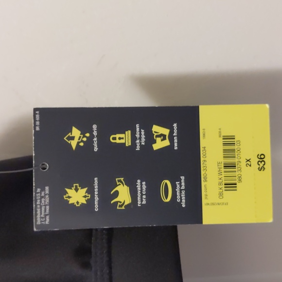 Xersion High Support Sports Bra, Exercise Bra, Plus 2X - Picture 5 of 6